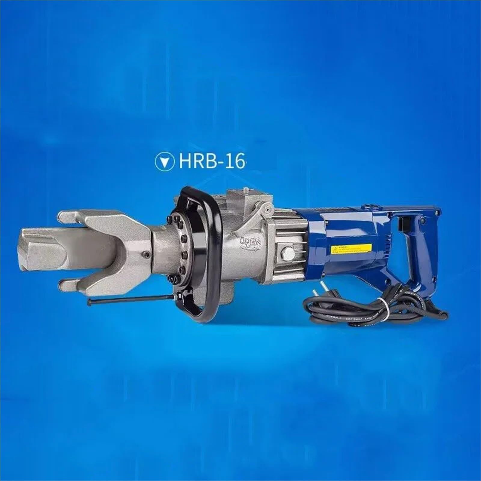 Dobladora De Varillas De Refuerzo Eléctrica HRB-16, Dobladora Hidráulica Portátil De Varillas De Refuerzo De Acero De 16 Mm For Doblar Varillas De Refuerzo Y Barras De Acero.