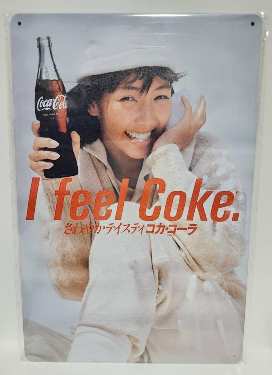 I feel Coke. コカ・コーラ ポスター 松本孝美 、値下げ！ I feel Coke