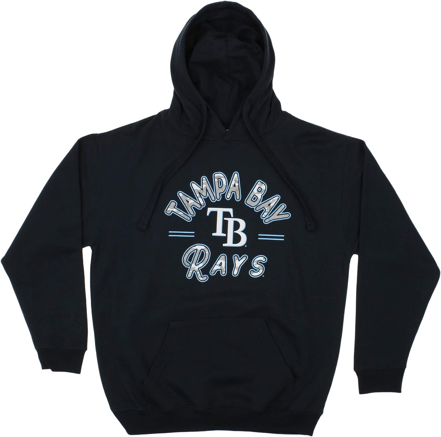 Zubaz MLB Men's Arched Logo Fleece Pullover Hoodie