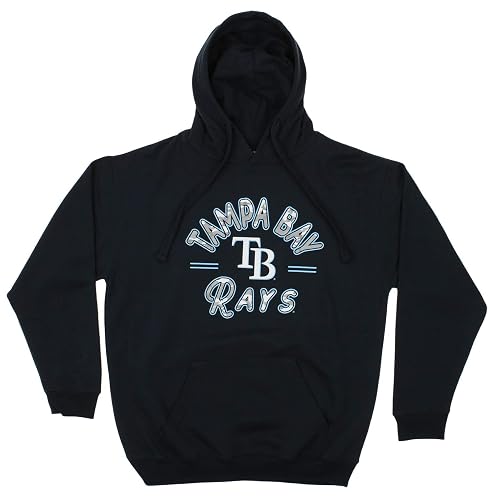 MLB Men's Arched Logo Fleece Pullover Hoodie