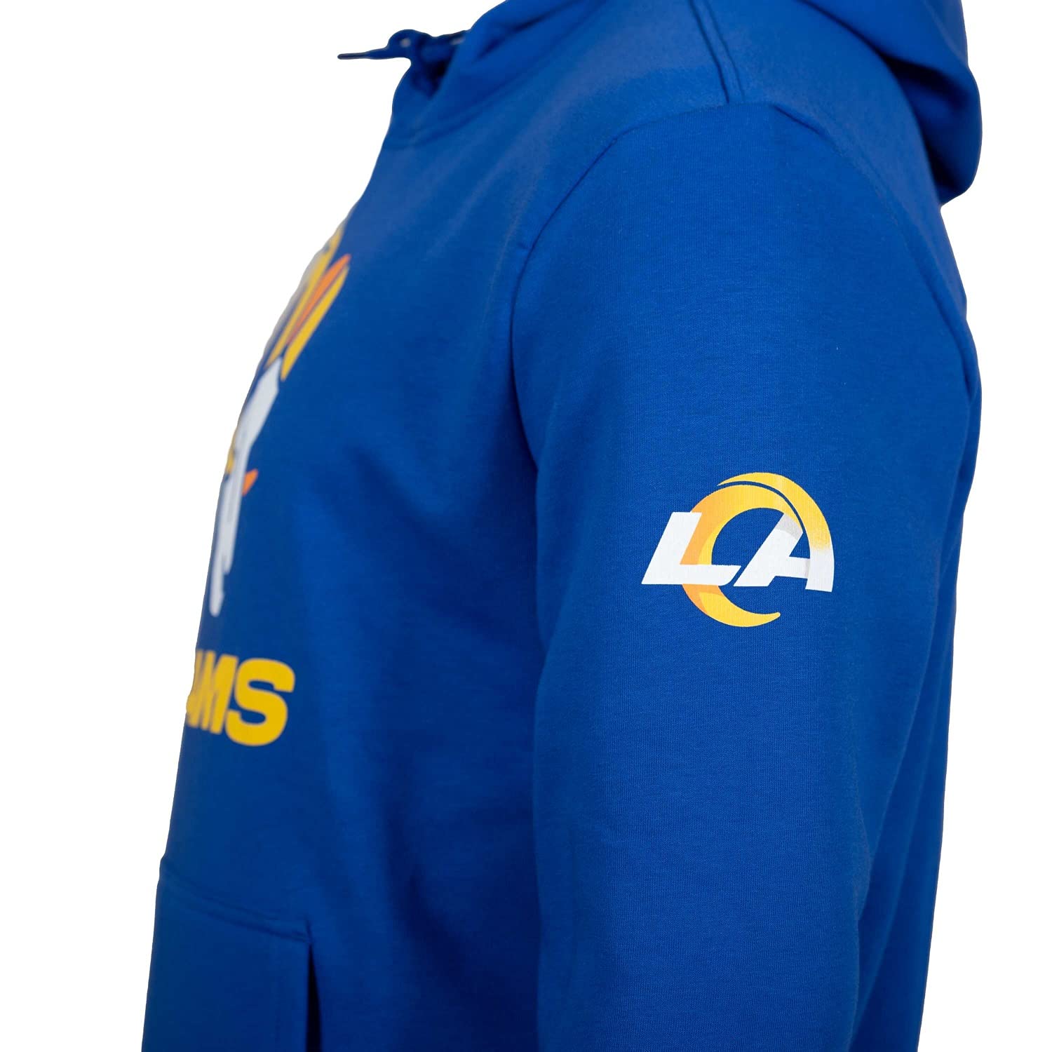 New Era - NFL Los Angeles Rams Team Logo and Name Hoodie - Rams Blue Coloris Rams Bleu