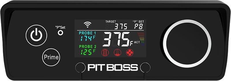 Pit Boss Competition Series Full Color Wi‑Fi and Bluetooth Wireless Technology Control Board – PB Rectangular, 110VAC, 2MP – Compatible with Competition Series 1600 & 850 Grills