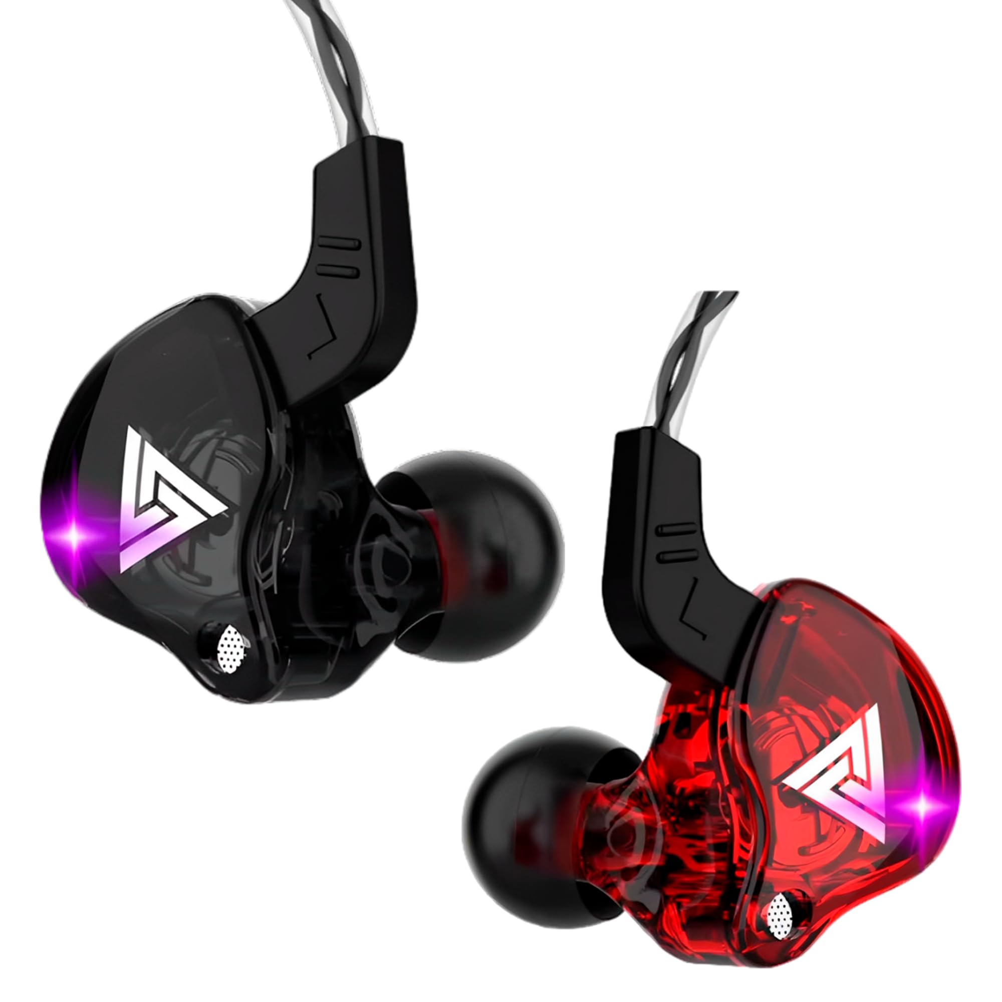 Fone de Ouvido QKZ AK6 Intra-Auricular, Driver Dinâmico de 10mm, Graves Potentes e Cabo Fixo – Perfeito para Músicos e Gamers AlverSun (PRETO) - Variada