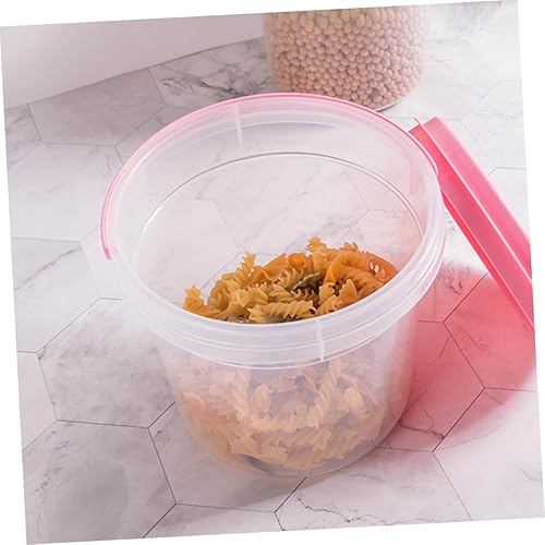 Miniatura 9 de Recipientes para alimentos contenedor de plástico con tapa contenedores recargables organizador de almacenamiento cubo de arroz sellado soporte de