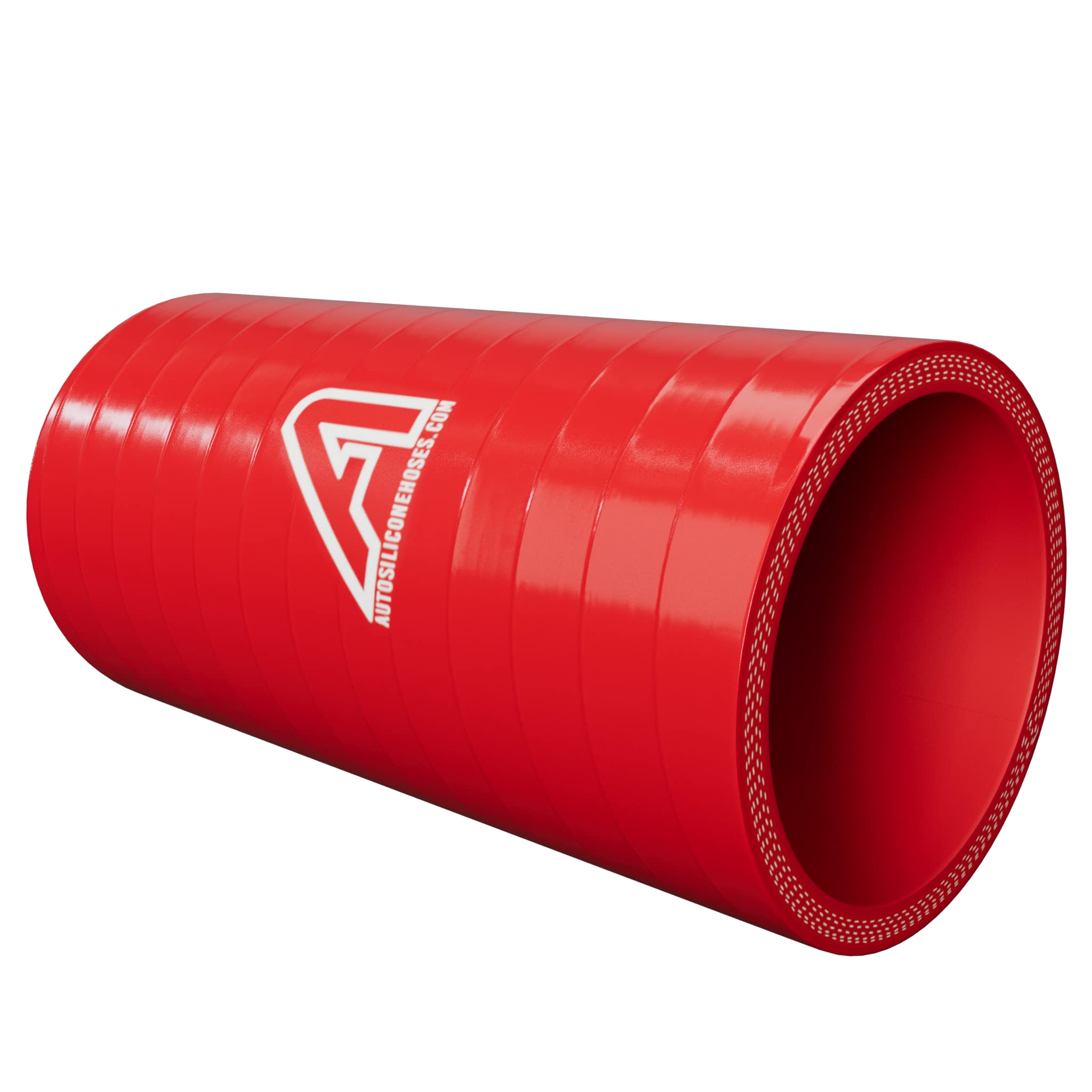 51mm 2" ID Silicone Straight Hose Joiner Coupler 50mm Length Red