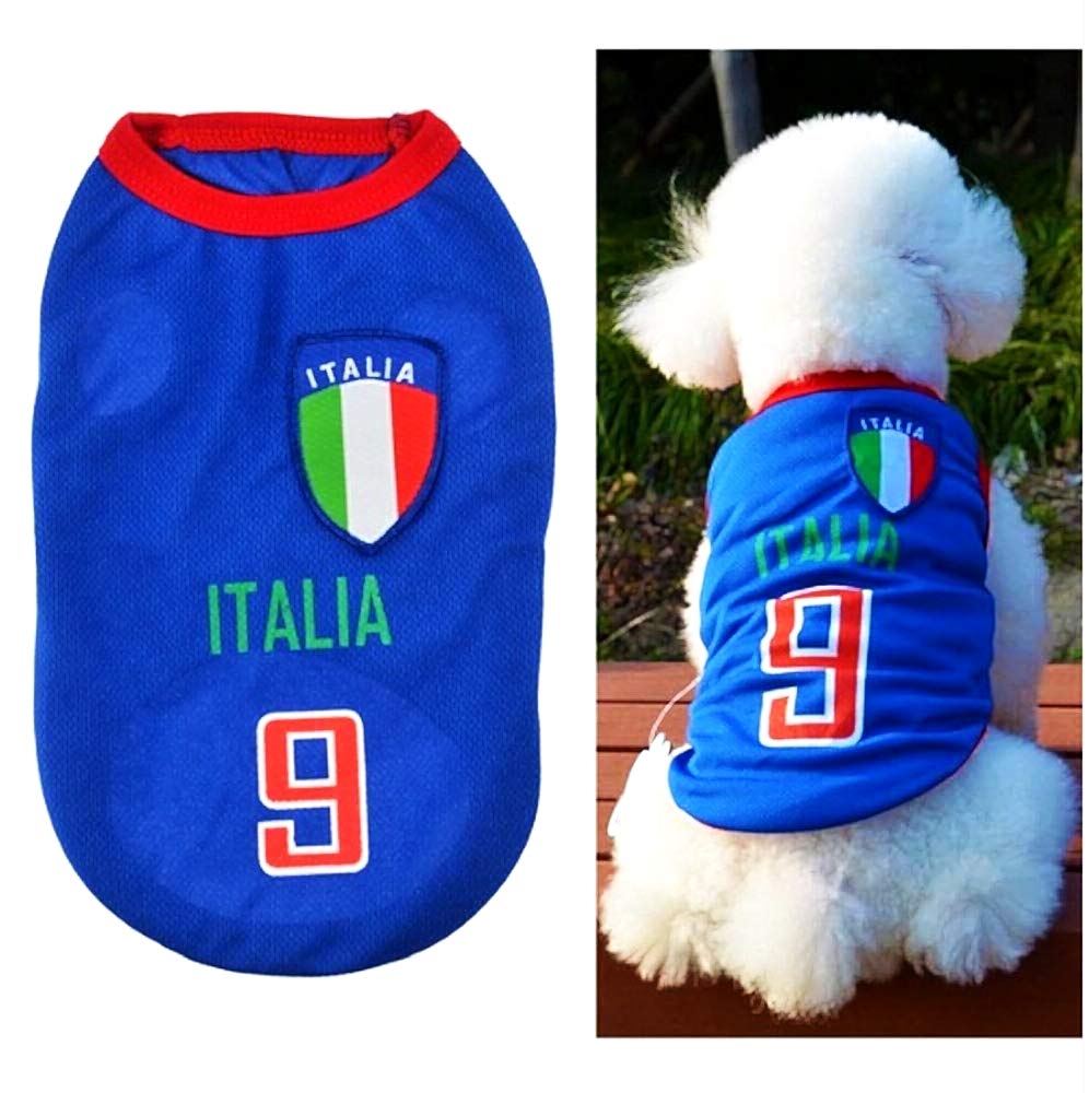 Vestito tifoso - Microbista - squadra calcio - ITALIA - Ultra - XL - cane - Idea Regalo originale