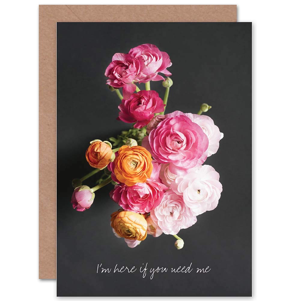 Wee Blue Coo CARD GREETING BEREAVED SYMPATHY ROSES FLOWERS