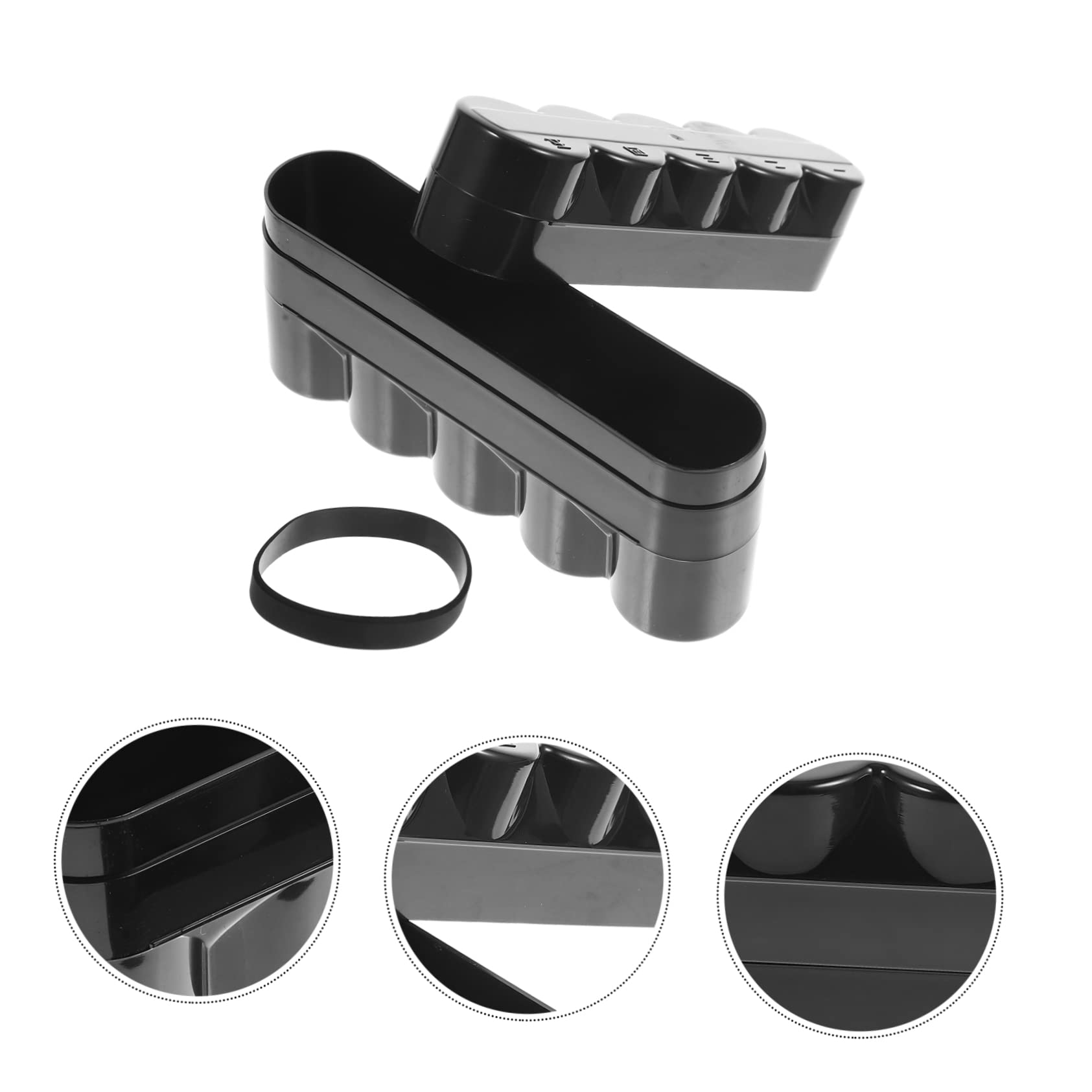 BELLIFFY 3pcs Box Film Supplies Storage Case Plastic Camera Reel Containers Organizing Bins Lids