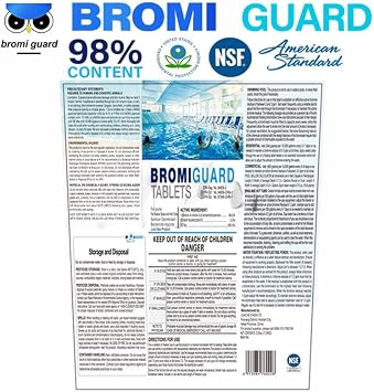 1 Inch 5.5 Lbs Bromine Tablets for Spa Hot Tub Chemical Tabs Brominating Tablets Spa Hot Tub Chemical Sanitizer