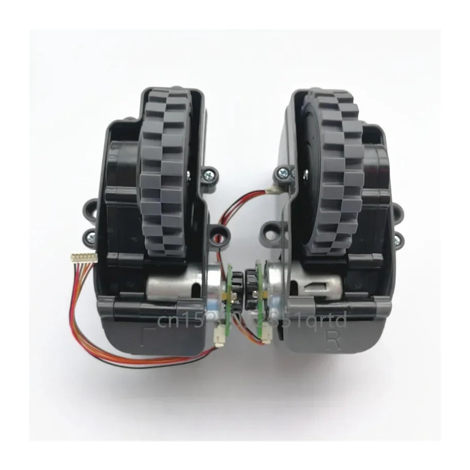 GENTERUN Robot Vacuum Cleaner Parts，Robot Vacuum L/R Both Sides Wheel，Compatible For Ilife，V55 Pro V50 Pro Vacuum Wheel Replacement Parts(R＋L)