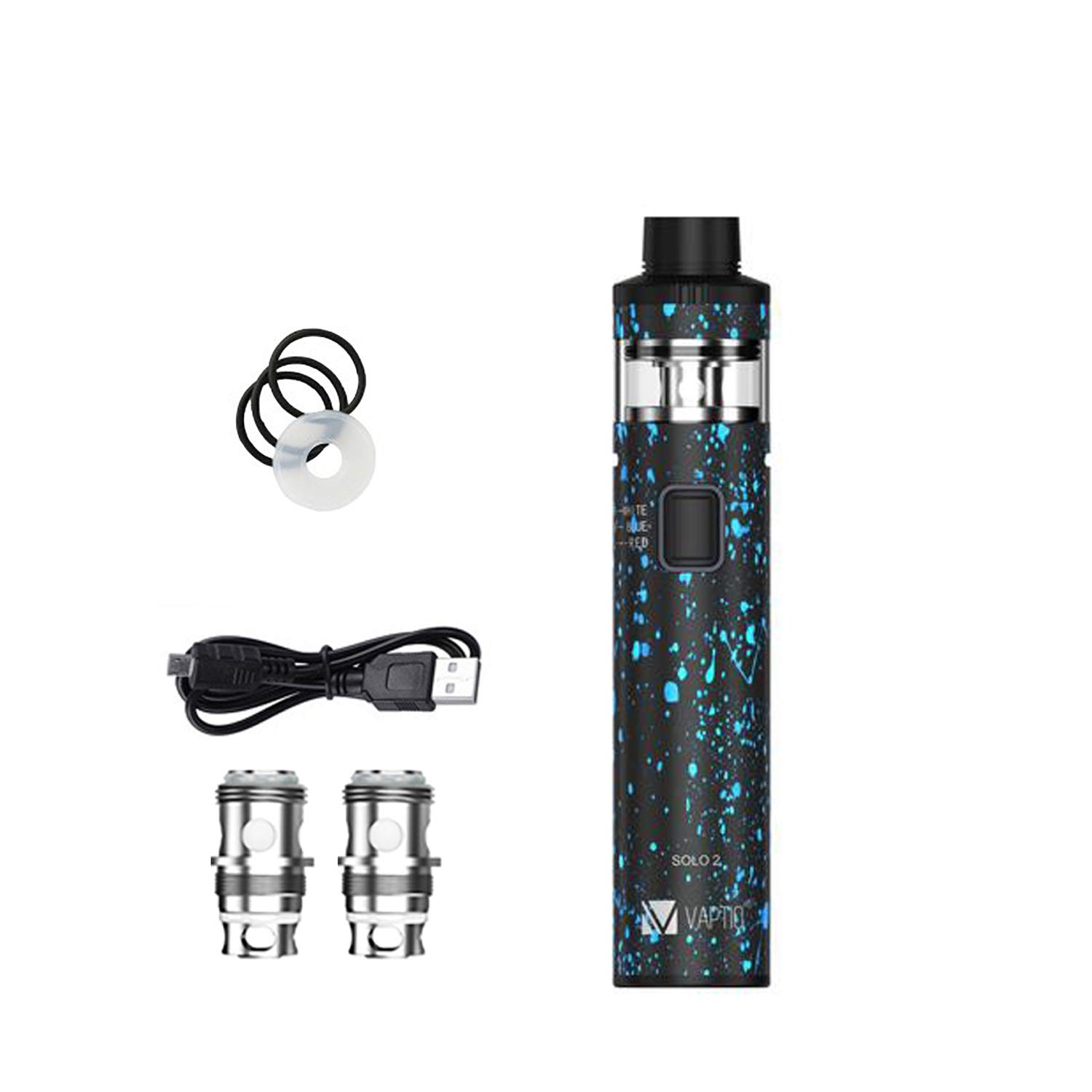 Vaptio SOLO2 Vape Pen Kit de dmarrage Cigarette lectronique 50W sans e  liquide sans nicotine (Galaxie) : Amazon.fr: High-Tech