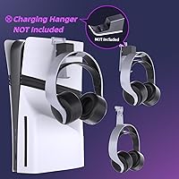 Vista 5 de Cargador PlayStation Portal, Soporte PS5 y Estación de Refrigeración con Accesorios de Base de Carga de Controlador LED RGB, Controlador PS5 Edge