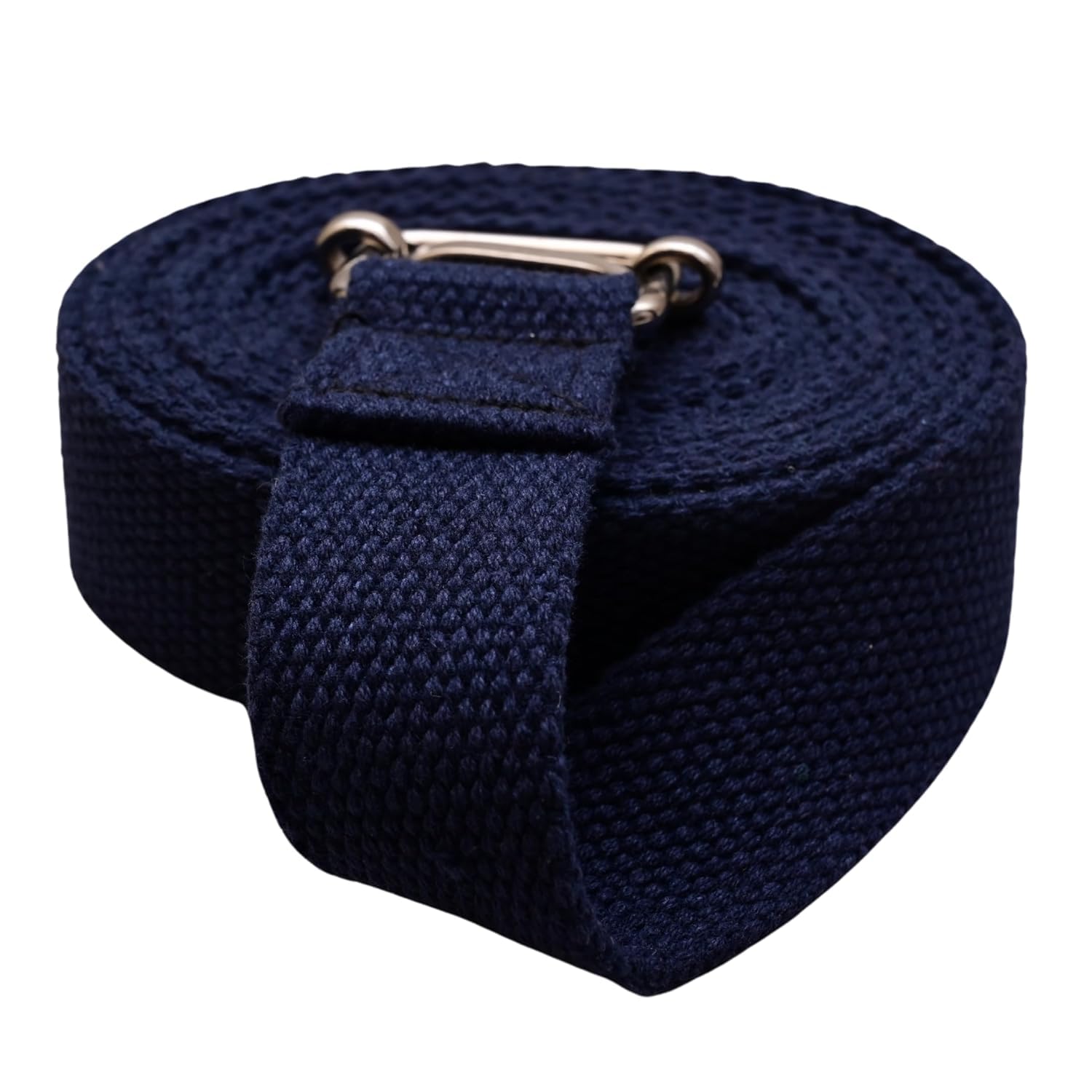 Fit Div™ Yoga Belt for Women and Men - Yoga Strap for Stretching with Extra Safe Adjustable D-Ring Buckle - Durable and Comfy Texture - Perfect for Your Yoga Session - 8 Feet, Black color-image-16