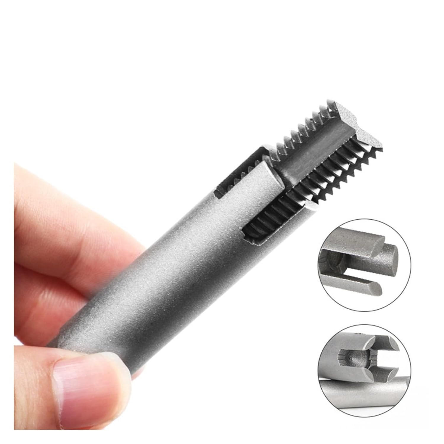Broken Tap Extractor 5Pcs HSS 6542 Broken Tap Extractor Remover Removal Tool Kits Taps 3/4 Claws 2#-M5, 3#-M6, 4#-M8, 5#-M10, 6#-M11-M12