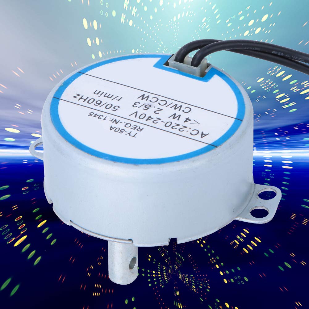 TY-50A Remote Control Synchronous Motor for Moving Head Fan - Material, Easy Installation, Low Consumption, Rotation Function CW/CCW - Motor Replacement