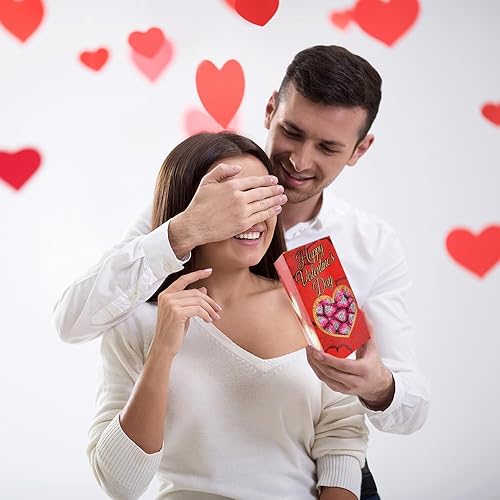 Miniatura 2 de Corazones de chocolate de San Valentín, corazones cremosos con leche, golosinas navideñas, láminas envueltas individualmente, certificado Kosher