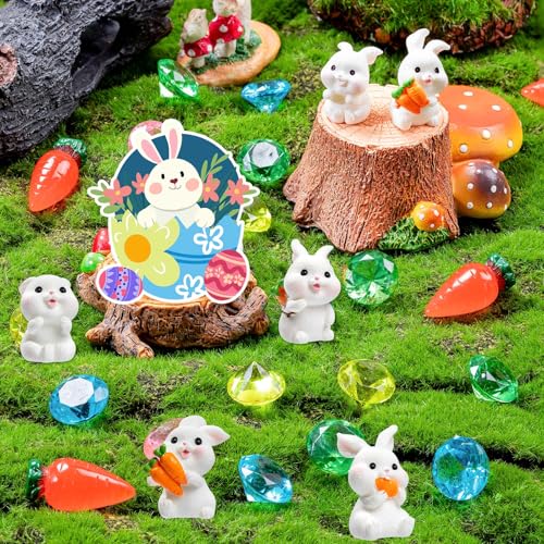 Relleno de jarrón de Pascua con perlas flotantes hidrofóbicas y acabados brillantes 7