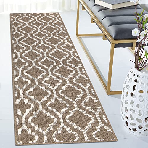 Vaukki Extra Large Indoor Doormat Runner Rug, Washable Modern Kitchen Runner Rug, Non Slip Entryway Rug Runner, Entrance Mat For Hallway, Bedroom, Kitchen And Laundry Room (2'X6', Coffee) #TOP8