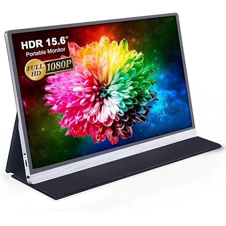 Amazon Bobovr ポータブルモニター モバイルモニター15 6インチ 1080x19p Fhd Ios対応 ノートパソコン デスクトップ スマホ Ps3 Ps4 Xbox One Wii Nintendo Switchなど対応 Usb Type C Mini Hdmi カバー兼スタンド付 テレワーク リモートワーク 在宅勤務 Vesa