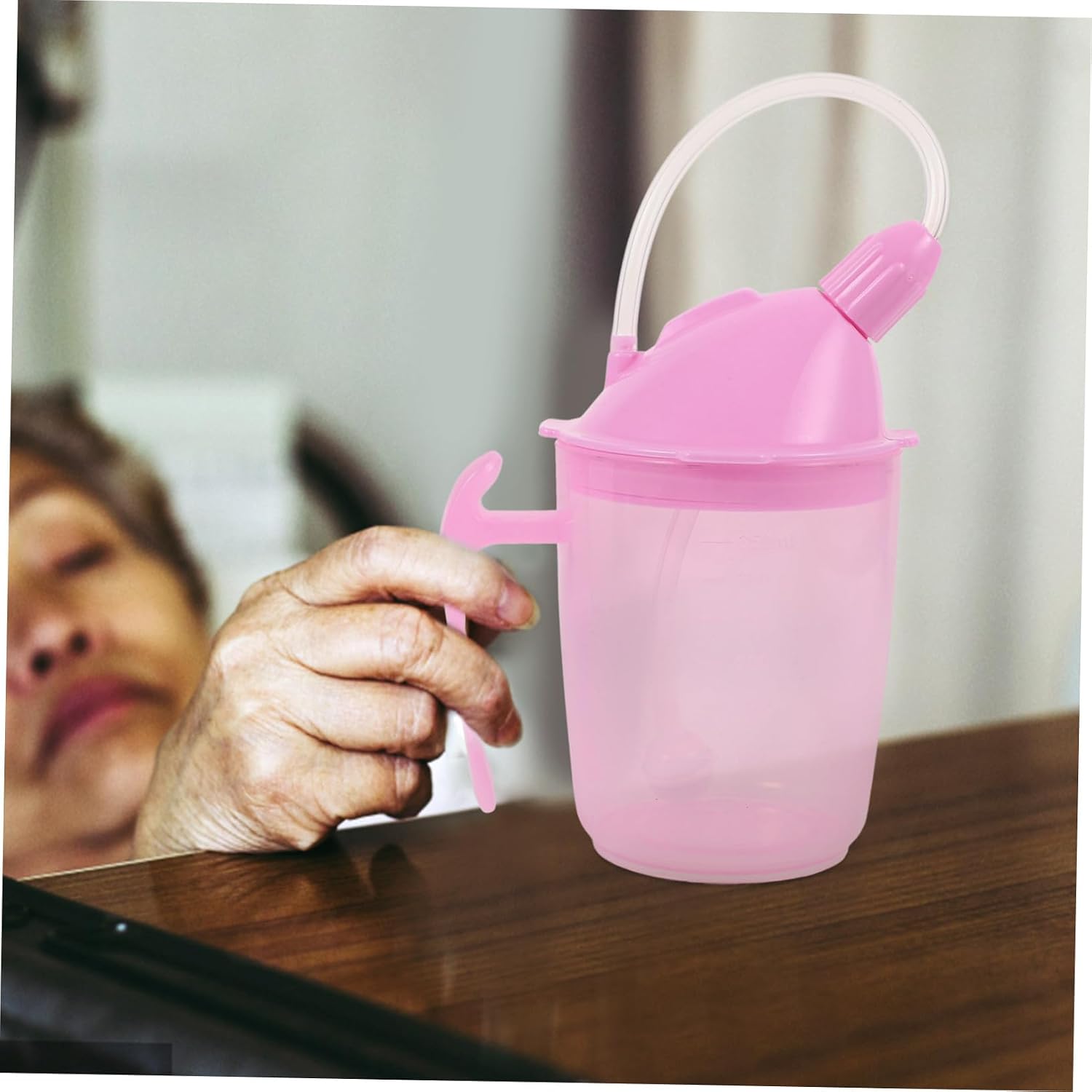 BESTYASH Drinking Cup Straw for Disabled Patients Leak Design for Elderly Care Comfortable Feeding for Maternity Rehabilitation Portable Mug for Easy Use