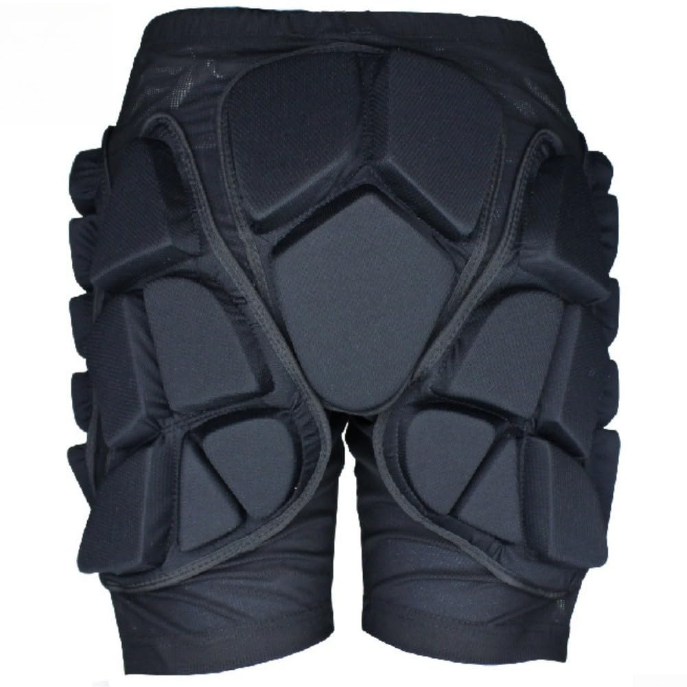 Pantaloncini protettivi in EVA ispessiti per sci e snowboard, cuscinetti traspiranti con imbottitura da 2,5-3 cm, per uomini e donne