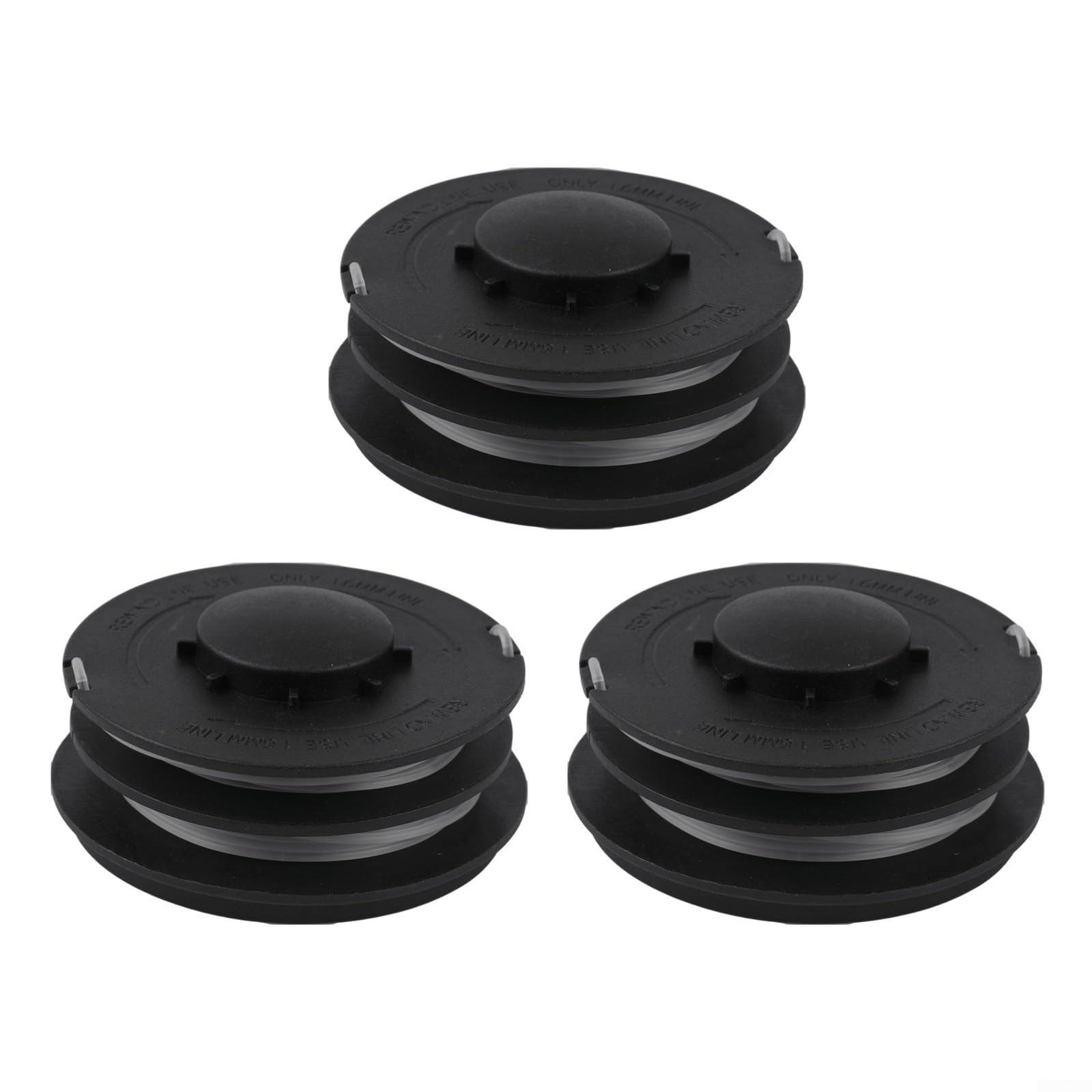FUBESK Carretes de doble hilo para recortadora de césped – Bobina de repuesto de doble línea para ALDI, compatible con PWR400DGTA, PWR550GT (15 piezas)
