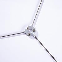 Vista 7 de Wellmet Requiere ensamblaje de pantalla de lámpara de 18"x18"x12" para lámpara de mesa, lámpara de cabecera, lámpara de pie, pantalla de lámpara