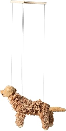 Miniatura 5 de Artisan Owl Marioneta Labrador - Perro de hilo con patas de madera, cuerdas desmontables (marrón)