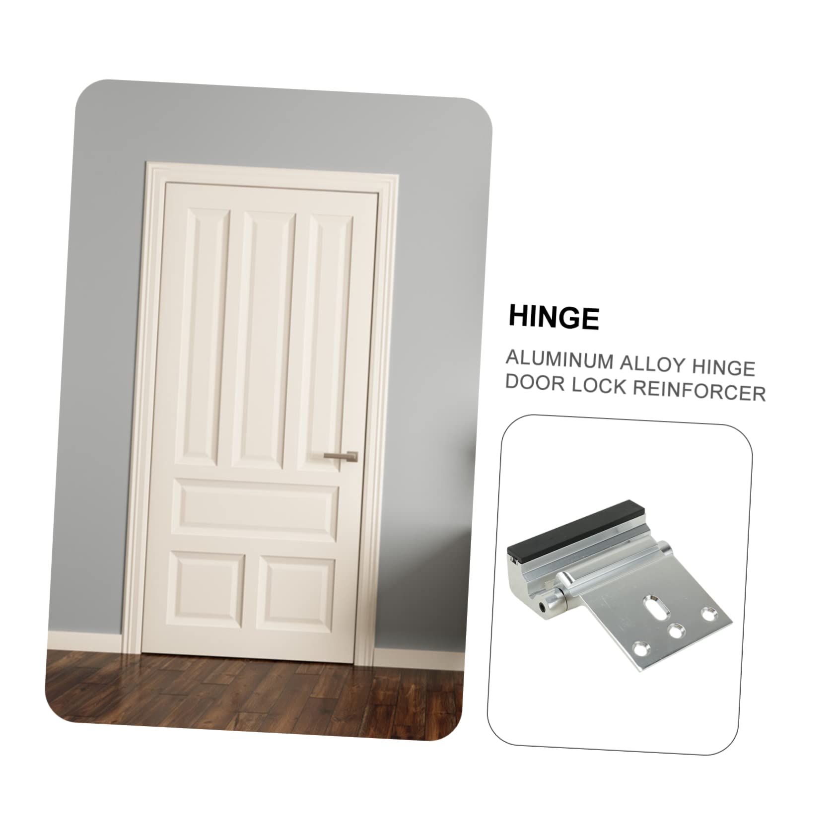 UKCOCO 2 Pcs Reinforced Lock Door Accessory Iron Cabinet Door Lock Part Home Door Hinge Lock Accessory Decorative Hinges Automatic Lock The Door Furniture Door Aluminum Alloy