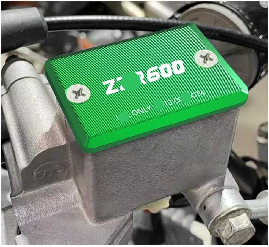 Motorcycle CNC Front Brake Fluid Reservoir Oil Cup Cap Master Cylinder Cover FOR 600 ZZR600 2002 2003 2004 2005