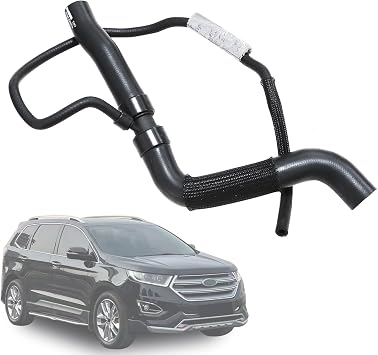 SecosAutoparts Upper Radiator Coolant Hose Compatible with 2012-2015 Ford Edge 2.0L EcoBoost L4 Turbo - Engine Cooling System Hose - Replaces DT4Z8260A CT4Z8260A CT4Z8260B