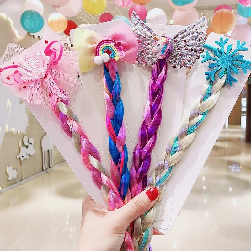 3PCS Girls Cute Cartoon Bow Butterfly Colorful Braid Headband Kids Ponytail Holder Rubber Bands Fashion Hair Accessories (B0CVL484NX) Amazon Price History, Amazon Price Tracker