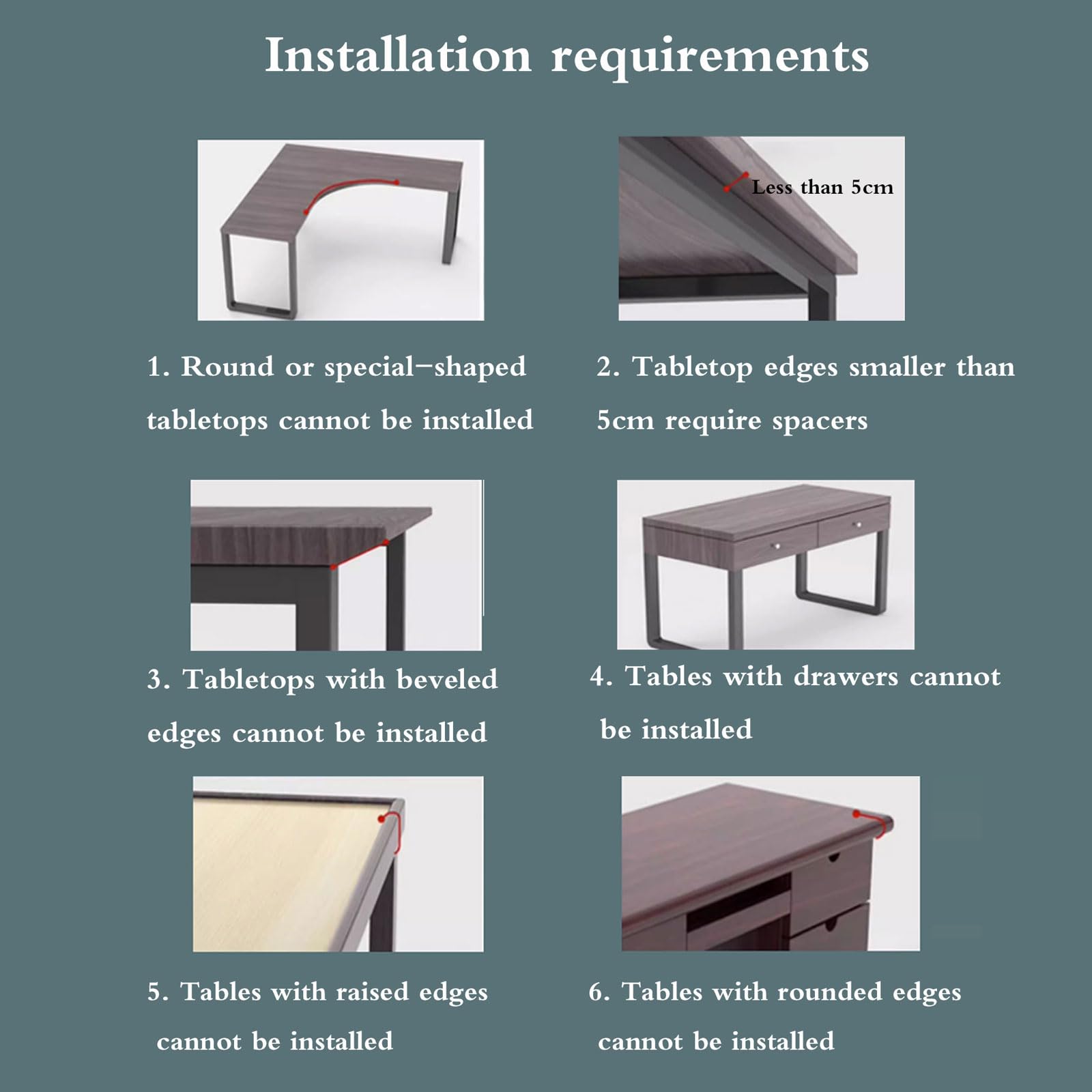Rallonge De Plateau Clavier Pliable,Rallonge De Bureau Pliable,Table D'Extension De Bureau,Rangement Pliable,Conception De Clips,Convient Aux Tables Chaises Bureaux Usage Domestiq