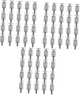 Lurrose 60 Pcs Motherboard Screws Laptop Holder for Lap Laptop Screws Laptop SSD Monitor Screws SSD Screw SSD Standoff Mounting M.2 SSD Mounting Kit Mounting Screw for M.2 SSD Hex Nut