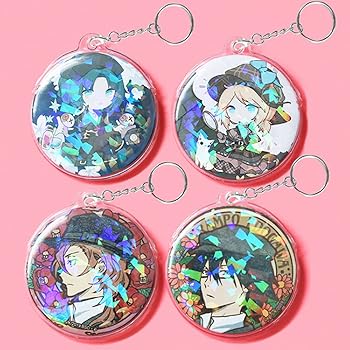 Amazon.co.jp: [サムコス] キーホルダー式 缶バッジカバー 保護カバー