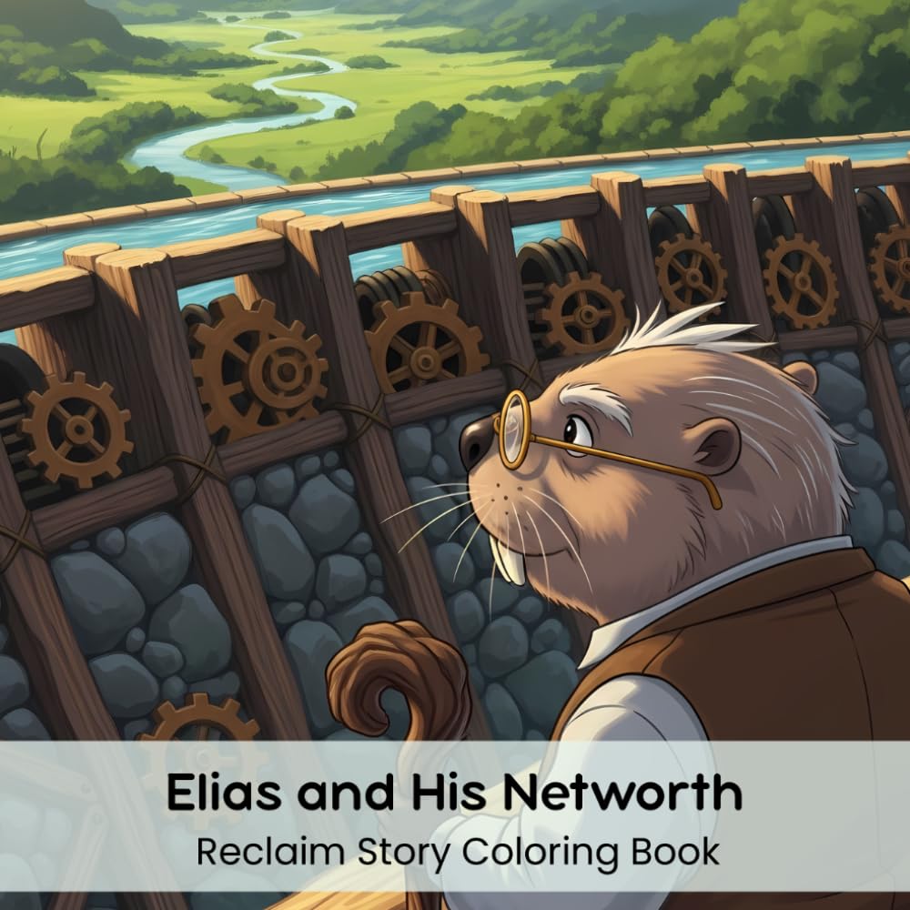 Elias, and His Networth: Reclaim Story Coloring Book (8.5 x 8.5”)