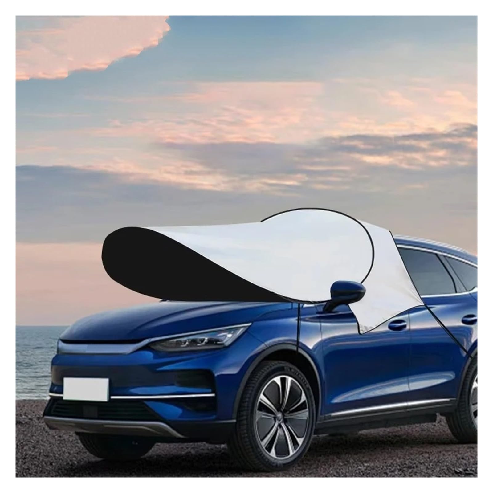 Paraguas Portátil Plegable para Coche Parasol Automotriz para Parabrisas Sombrillas Impermeables para Exteriores Sombrilla con Bloque UV Parasol para Coche
