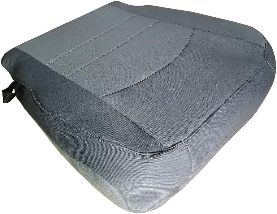 Kohnkd Front Driver Side Bottom Seat Cover Replace for 2013-2018 Dodge Ram 1500 2500 3500 4500 5500 2013 2014 2015 2016 2017 2018 (Gray Cloth)