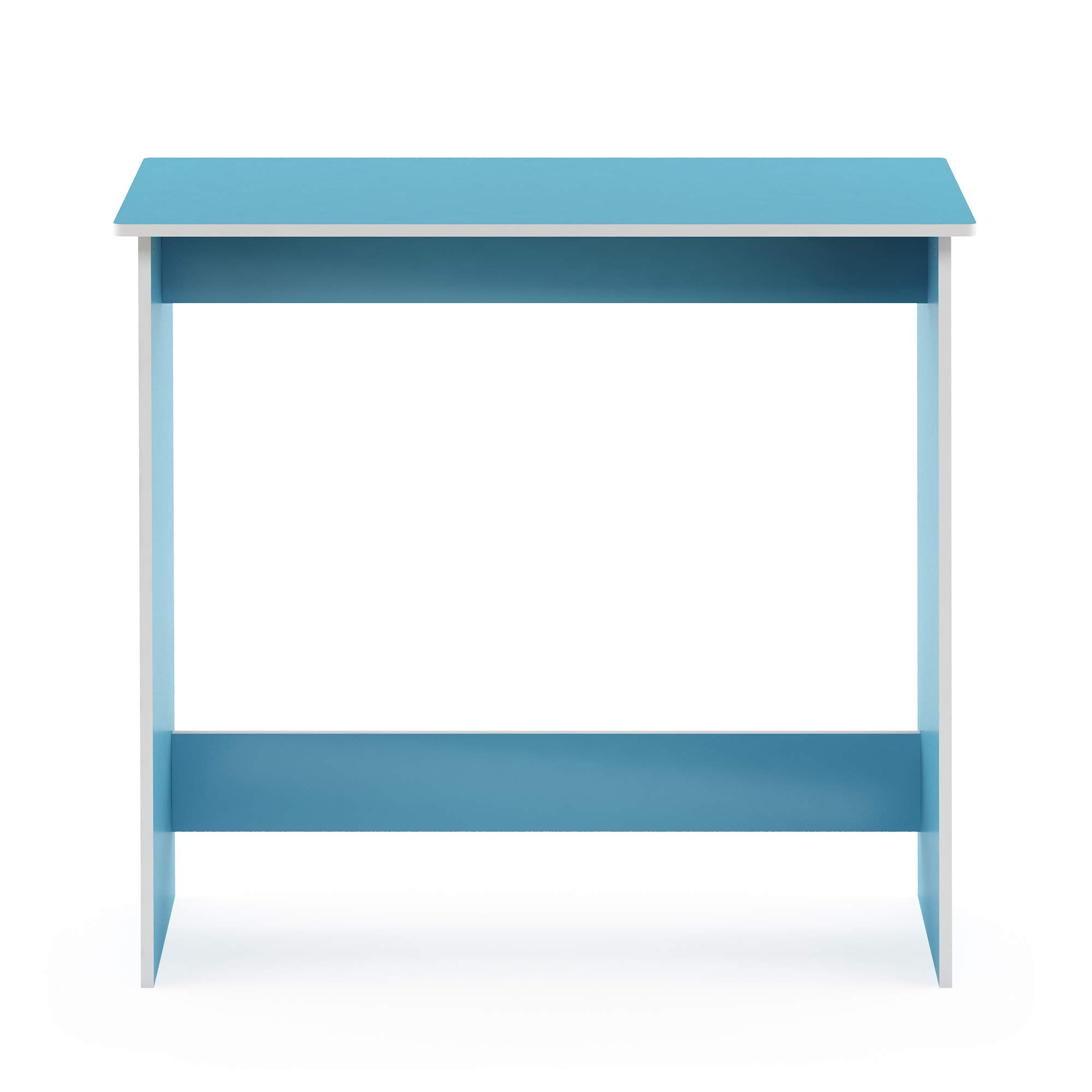 Bureau de bureau moderne élégant avec dessus en bois et base en acier