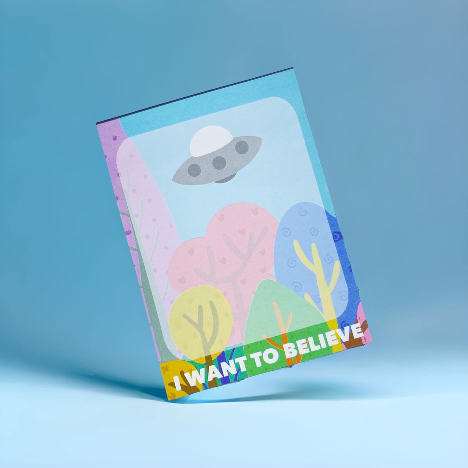Alien Post it Notes Set of 6 UFO Alien Notepads Cute Funny Stationary