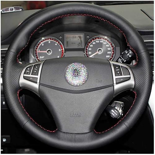 Miniatura 5 de SAXTZDS Funda para volante de automóvil, apta para SsangYong Korando 2011-2015
