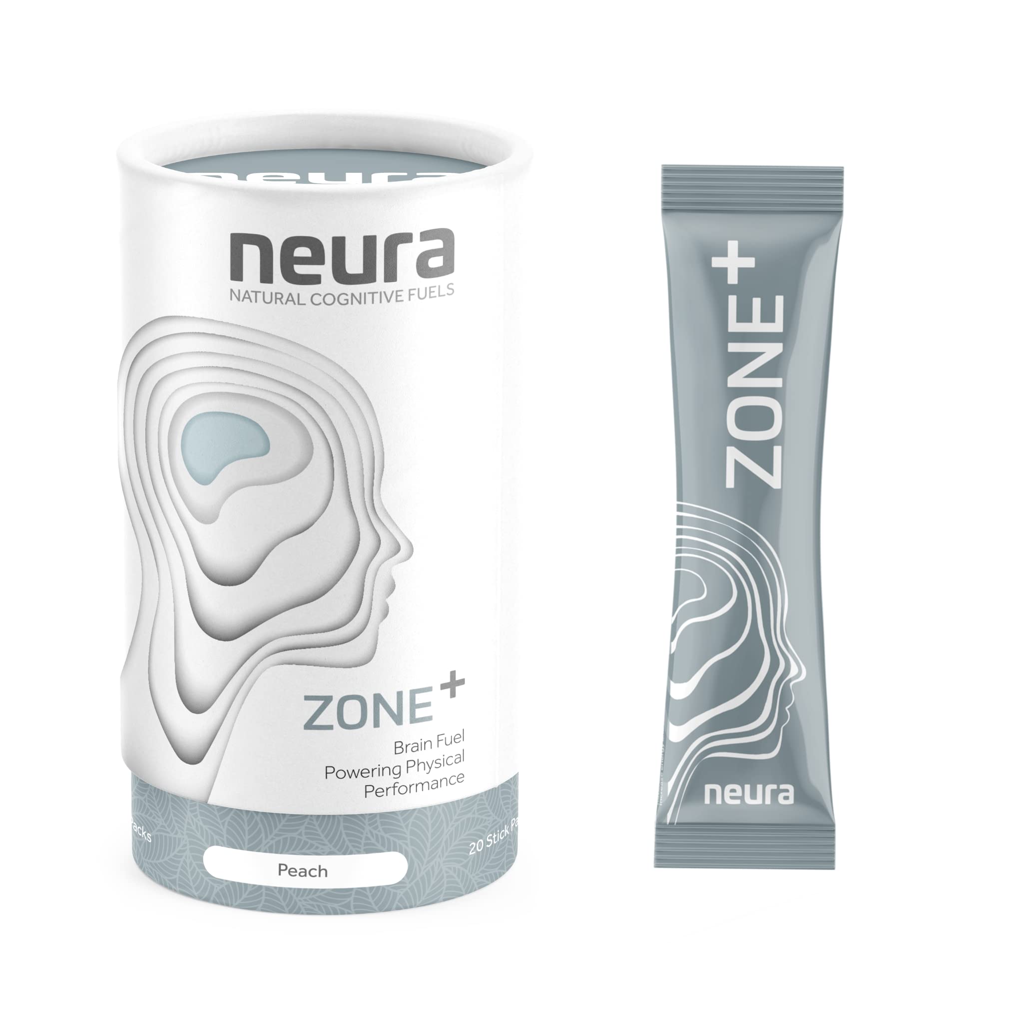 Zone+ by Neura | Brain Fuel | Powering Physical Performance | Contains Naturally stimulating, nootropic Plant extracts Including Green Tea and Guayusa (20 Sachets)