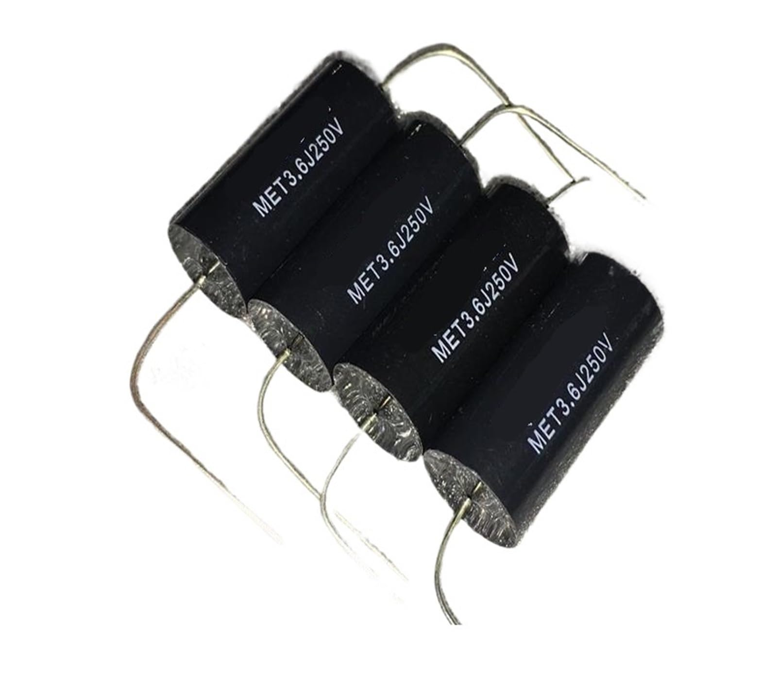 LEOTNNDQ 1pcs 3.6UF 250v 365J 4.3UF 250v 435J Copper Foot Thin Film Frequency Divider Capacitor(4.3uf 1pcs)
