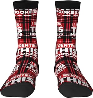 I Rented This Hooker Comfortable Stylish Socks Breathable Durable Perfect Fashionable Socks