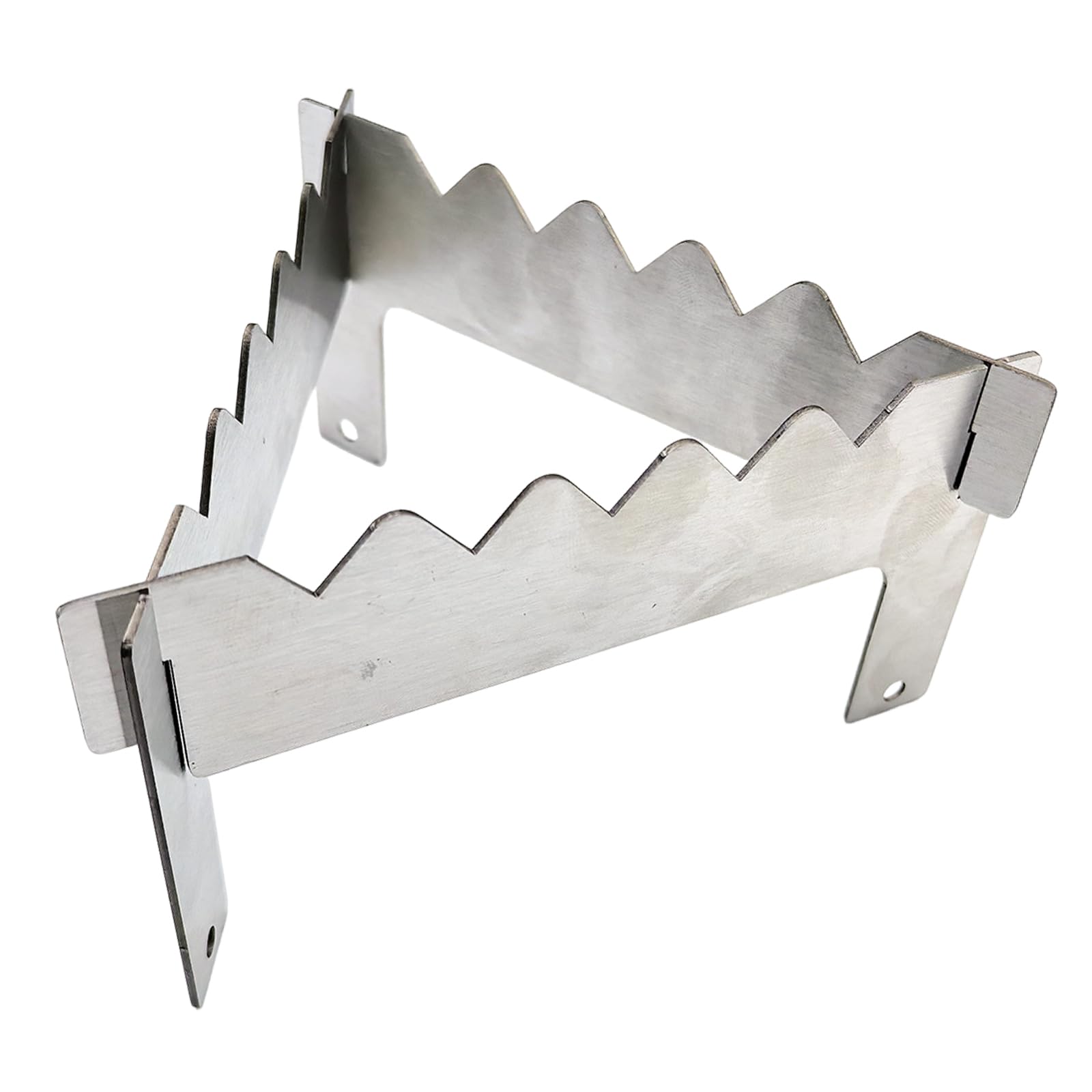 HUANGTNG Portables Stainless Steel Stove Stand Camp Alcohols Stove Crosses Stand for Outdoor Cooking