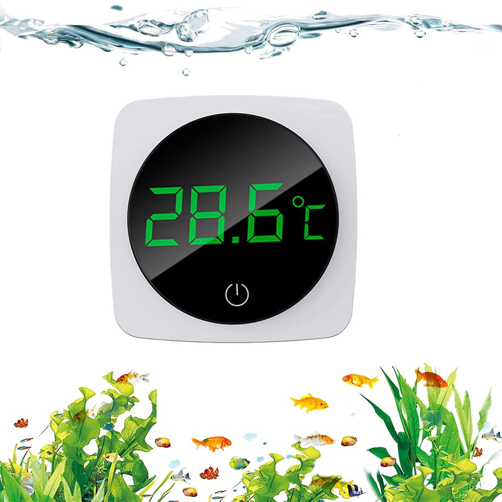 Qpets® Wireless LED Aquarium Thermometer, Accurate Water Thermometer