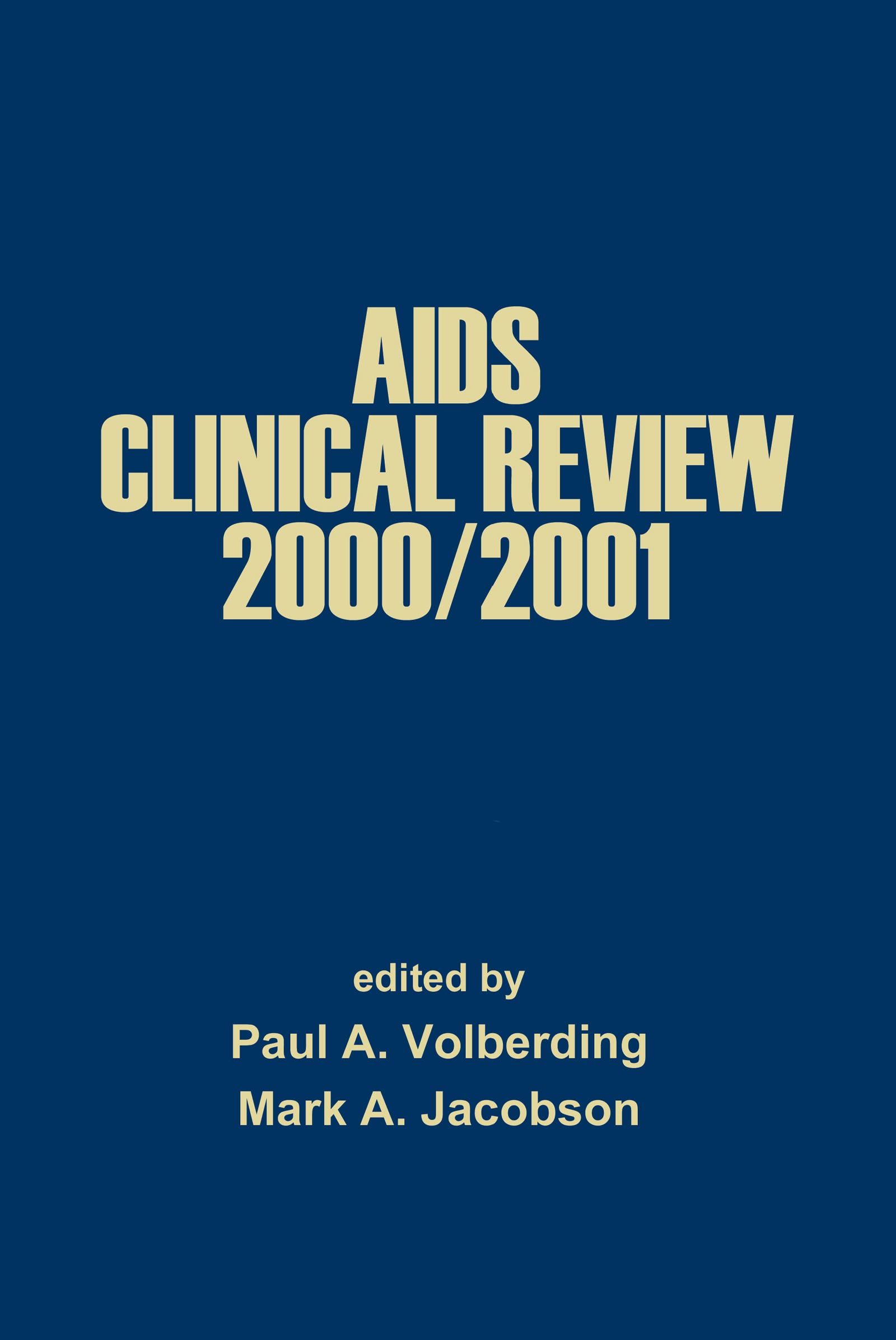 Buy AIDS Clinical Review 2000/2001 — BookShops.in