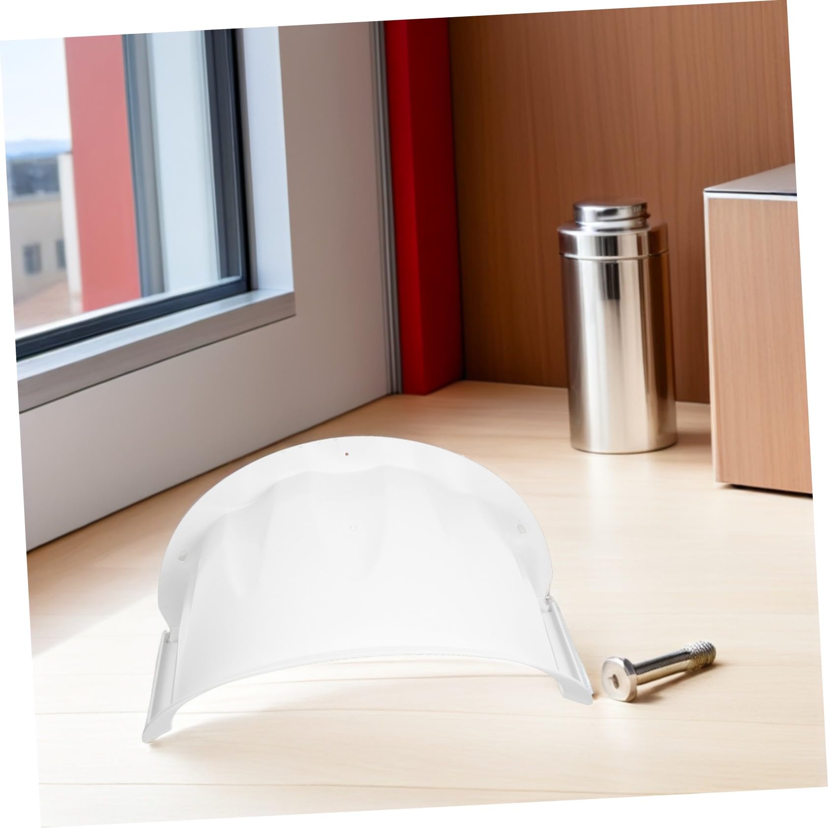 Veemoon 4pezzi Copertura Antipioggia per Telecamera da Esterno Protezione e UV Design Cupola Elegante Installazione Rapida e Semplice per Monitoraggio Sicurezza all Aperto