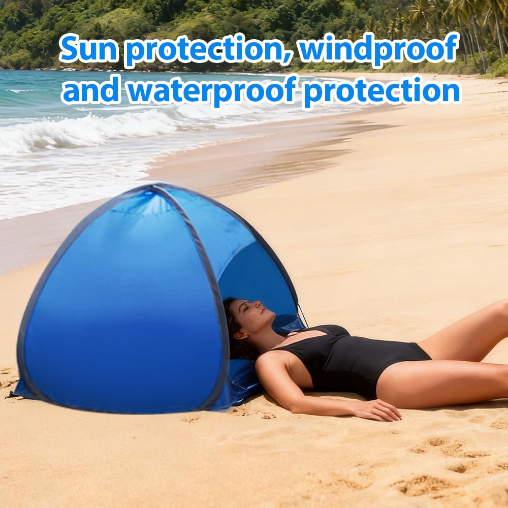 Mini Tenda da Spiaggia Pop Up, Tenda Poggiatesta per Campeggio, Picnic, Tendas per Cani da Spiaggias, Portatile Tendas Parasole Spiaggia per Gatti e Cuccioli