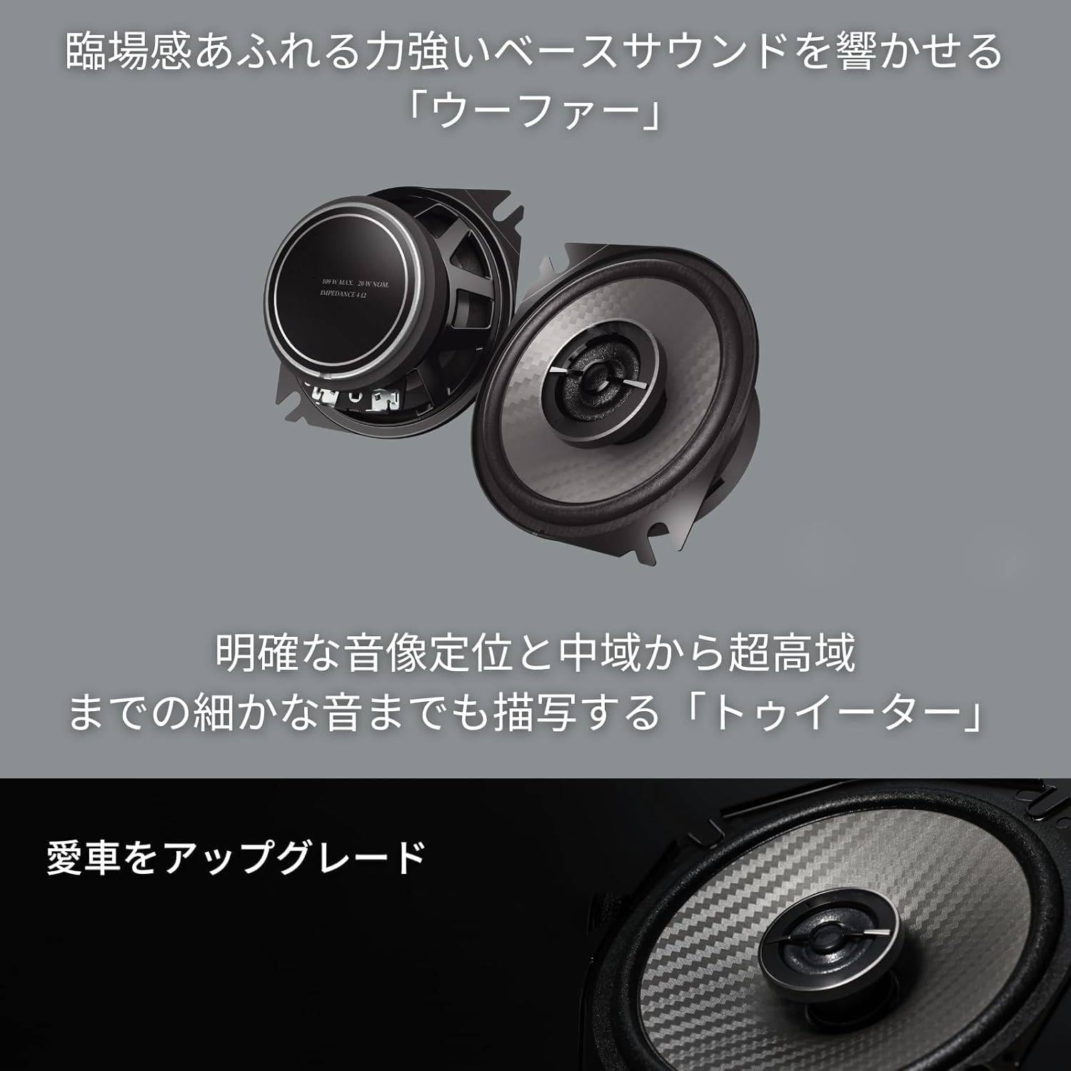 Amazon.co.jp: スピーカー 16cm カスタムフィット コアキシャル 2